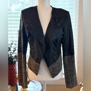 Mustard Seed Black and Gray Blazer